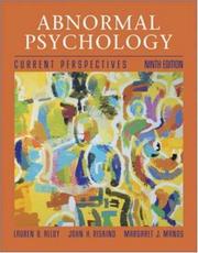 Cover of: Abnormal Psychology with MindMAP Plus CD-ROM and PowerWeb