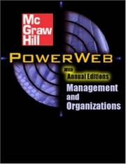 Cover of: Organizational Behavior with Student CD & PowerWeb by Steven McShane, Mary Ann Von Glinow