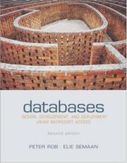 Cover of: Databases: Design, Development, & Deployment Using Microsoft Access w/ Student CD