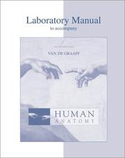 Cover of: Laboratory Manual to accompany Human Anatomy | Kent M. Van De Graaff