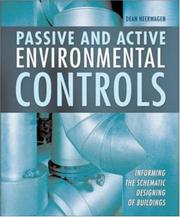 Cover of: Passive and Active Environmental Controls by Dean Heerwagen