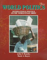 Cover of: World Politics: International Politics on the World Stage - Brief