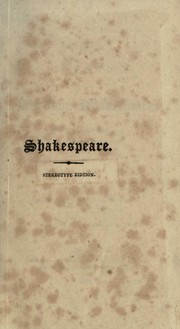 Cover of: The Plays of William Shakespeare: Vol. VI