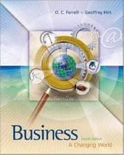 Cover of: Business by O. C. Ferrell, Geoffrey A. Hirt, Geoffrey Hirt