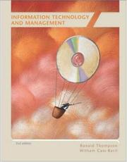 Cover of: Information Technology and Management  with Simnet MIS