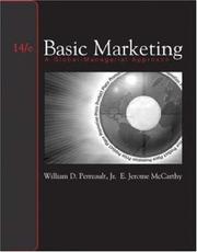 Cover of: Basic Marketing, 14/e: Package #1 by Jr., William D. Perreault, Jr., William Perreault