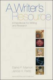 Cover of: A Writer's Resource: MLA Update, Comb binding