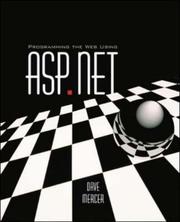 Cover of: Programming the Web Using ASP.Net with Student CD