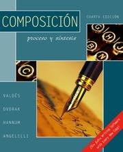 Cover of: Composicion by Guadalupe Valdes, Trisha Dvorak, Thomasina Pagán Hannum, Claudia Angelelli