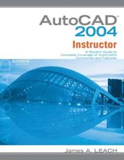 Cover of: MP AutoCAD 2004 Instructor w/bind in sub card