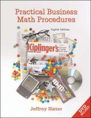 Cover of: Practical Business Math Procedures by Jeffery Slater