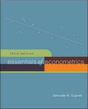 Cover of: Essentials Of Econometrics by Damodar N. Gujarati