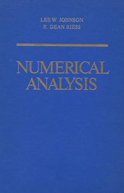 Cover of: Numerical analysis