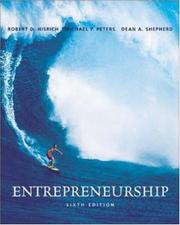 Cover of: Entrepreneurship with OLC/PowerWeb card by Robert D. Hisrich, Michael P Peters, Dean A. Shepherd