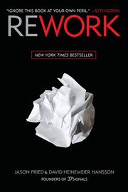 Cover of: Rework