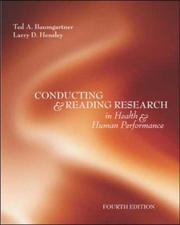 Cover of: Conducting And Reading Research In Health and Human Performance