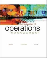 Cover of: Fundamentals of Operations Management with Student CD-ROM and PowerWeb