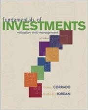 Cover of: Fundamentals of Investments + Self-Study CD + Stock-Trak + S&P + OLC with Powerweb | Charles J. Corrado