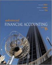 Cover of: Advanced Financial Accounting