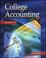 Cover of: College Accounting Updated 10th Edition Chapters 1-13 w/ NT & PW