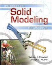 Cover of: Introduction to Solid Modeling Using SolidWorks
