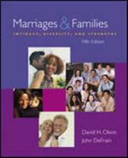 Cover of: Marriages And Families: Intimacy, Diversity, And  Strengths