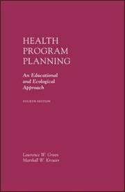 Cover of: Health Program Planning: An Educational and Ecological Approach with PowerWeb Bind-in Card