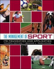 Cover of: The Management of Sport: Its Foundation and Application with PowerWeb Bind-in Card