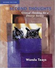 Cover of: Second Thoughts with PowerWeb: Critical Thinking