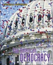 Cover of: The American Democracy, with PowerWeb by Thomas E. Patterson