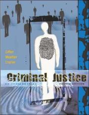 Cover of: Criminal Justice by Freda Adler, Gerhard Otto Walter Mueller, William S. Laufer