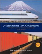 Cover of: Operations Management: Integrating Manufacturing and Services 5e with Student CD and PowerWeb