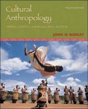 Cover of: Cultural Anthropology by John Bodley