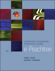 Cover of: Computer Accounting Essentials Using ePeachtree
