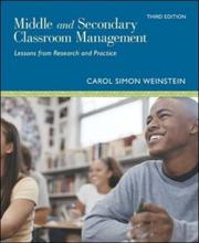 Cover of: Middle and Secondary Classroom Management by Carol Simon Weinstein
