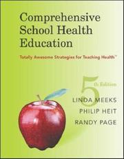 Cover of: Comprehensive School Health Education by Linda Meeks, Philip Heit, Randy M. Page