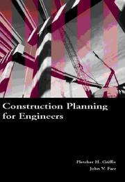 Cover of: Construction planning for engineers