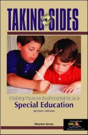 Cover of: Taking Sides: Clashing Views on Controversial Issues in Special Education (Taking Sides: Special Education)