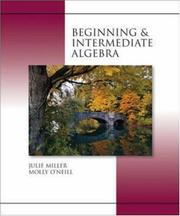 Cover of: Beginning and Intermediate Algebra