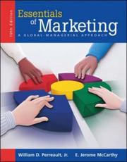 Cover of: MP Essentials of Marketing w/ Student CD-ROM & Apps 2005 by Jr., William D. Perreault, E. Jerome McCarthy
