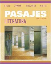 Cover of: Pasajes by Mary Lee Bretz, Trisha Dvorak, Carl Kirschner, Constance Kihyet