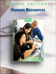 Cover of: Annual Editions: Human Resources 05/06 (Annual Editions: Human Resources) by Fred H Maidment