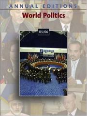 Cover of: Annual Editions: World Politics 05/06 (Annual Editions : World Politics) by Helen E Purkitt