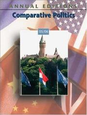 Cover of: Annual Editions: Comparative Politics 05/06 (Annual Editions : Comparative Politics) by Christian Soe