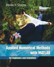 Cover of: Applied Numerical Methods with MATLAB for Engineers and Scientists