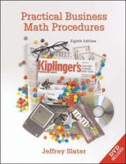 Cover of: Practical Business Math Procedures w/ DVD, Business Math Handbook, and Wall Street Journal insert by Jeffrey Slater
