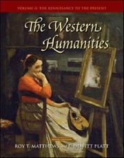 Cover of: The Western Humanities, Volume 2 by Roy Matthews, Dewitt Platt