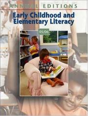 Cover of: Annual Editions: Early Childhood and Elementary Literacy 05/06 (Annual Editions)