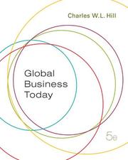 Cover of: Global Business Today by Charles W. L. Hill