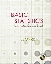 Cover of: Basic Statistics Using Excel and MegaStat w Student CD